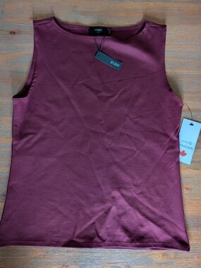 Studio Woman Tank Top - Wine Plum